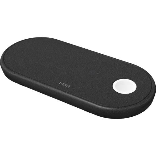 Incarcator Wireless UNIQ Wireless pentru Apple iPhone / Watch / Airpods Aereo, Fast Charging, 10W, Negru