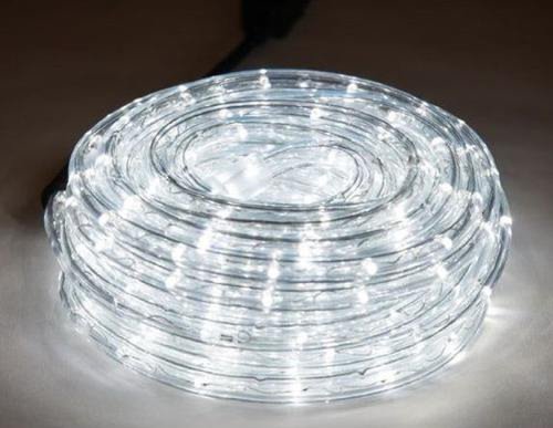 Instalatie tub luminos LED Flink FK-TL13-20M-L24-WH, 13 mm, 480 leduri, 20 m, Alimentare inclusa (Alb)