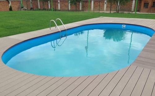 Kit piscina otel ovala Hobby Pool, Otel galvanizat, 525 x 320 x 150 cm