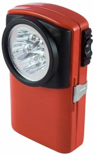 Lanterna Home OL5LED, 5 led-uri, carcasa metalica, adaptor baterie inclus (Rosu)
