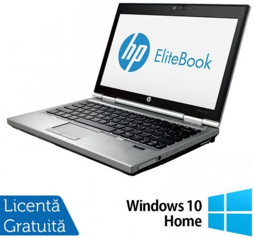 Laptop Refurbished HP EliteBook 2570P (Procesor Intel® Core™ i5-3320M (3M Cache, up to 3.30 GHz), Ivy Bridge, 12.5inch, 4GB, 120GB SSD, Intel® HD Graphics, Win10 Home, Negru)