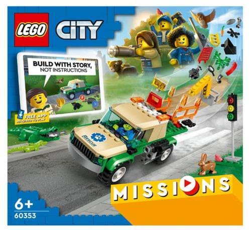 LEGO® City Misiuni de salvare a animalelor salbatice 60353