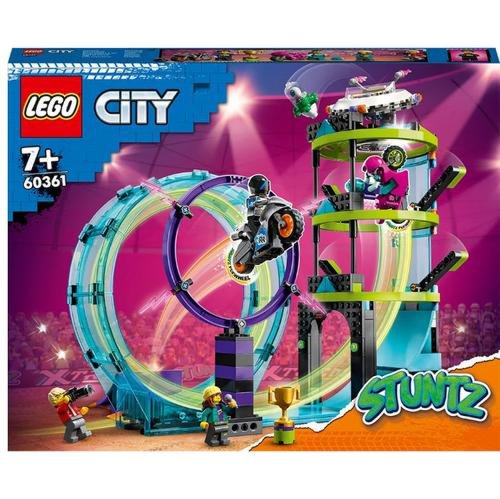 LEGO® City Provocarea suprema de cascadorii pe motocicleta 60361
