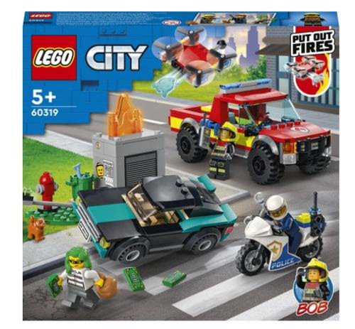 LEGO® City Stingere de incendiu si urmarire politista 60319