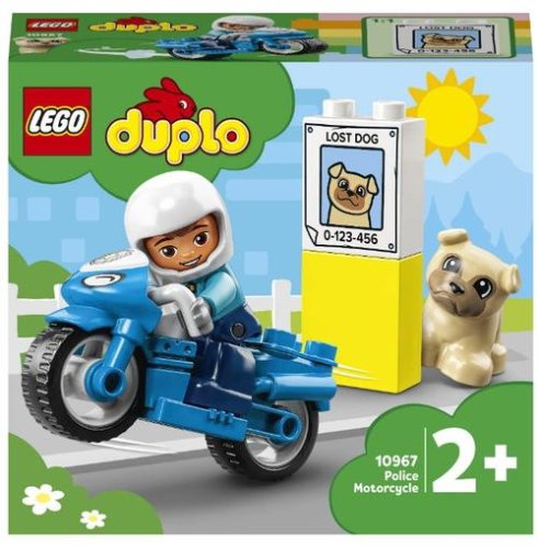 LEGO® DUPLO Motocicleta de politie pentru salvare 10967