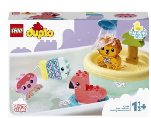 LEGO® DUPLO Prima mea distractie la baie: Insula animalelor plutitoare 10966