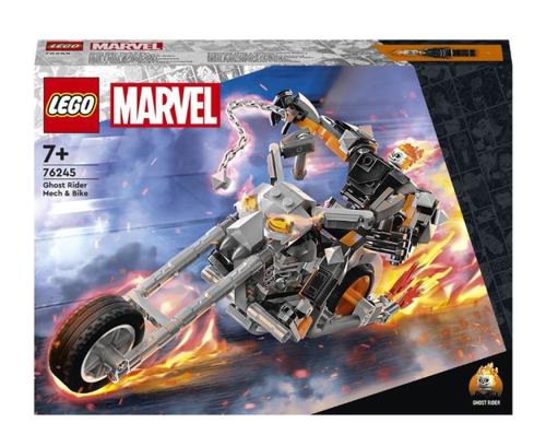 LEGO® Super Heroes Robot si motocicleta Calaretul fantoma 76245