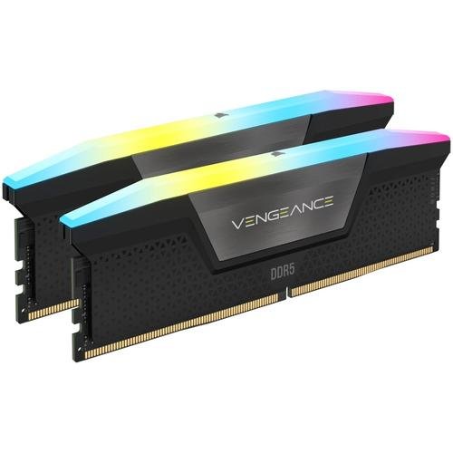 Memorie Corsair VENGEANCE XMP 3.0 2x24GB, DDR5, 7200MT/s, CL 36, RGB. Black Heatspreader, 1.4V