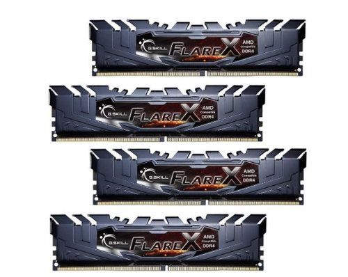 Memorie G.Skill Flare X (For AMD), DDR4, 4x8GB, 3200MHz, CL14