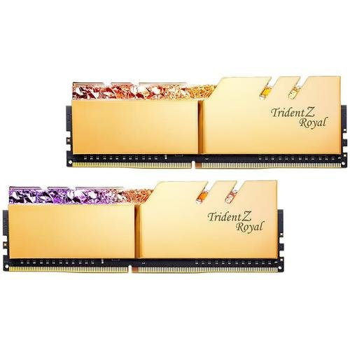 Memorie G.SKILL Trident Z Royal Gold, 16GB(2x8GB), DDR4, 4000MHz CL15, Dual Channel Kit