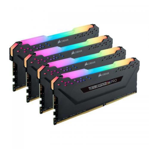  Memorii Corsair Vengeance RGB PRO, 64GB(4x16GB), DDR4-2933MHz, CL16, Quad Channel