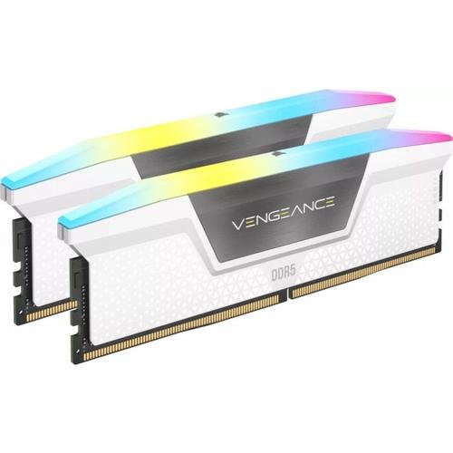 Memorii Corsair Vengeance RGB White 32GB DDR5 6400MHz CL32 Dual Channel Kit