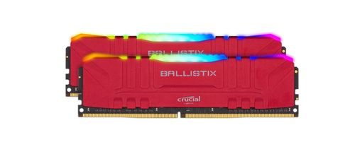 Memorii Crucial Ballistix Red RGB, DDR4, 2x32GB, 3200MHz