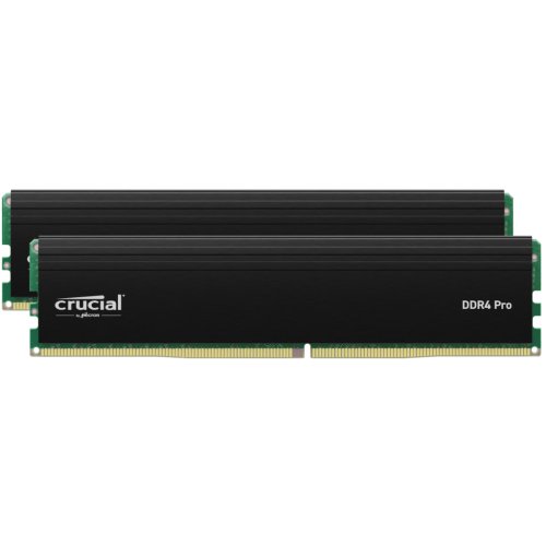 Memorii Crucial Pro Black 64GB(2x32GB), DDR4-3200Mhz, CL22, Dual Channel
