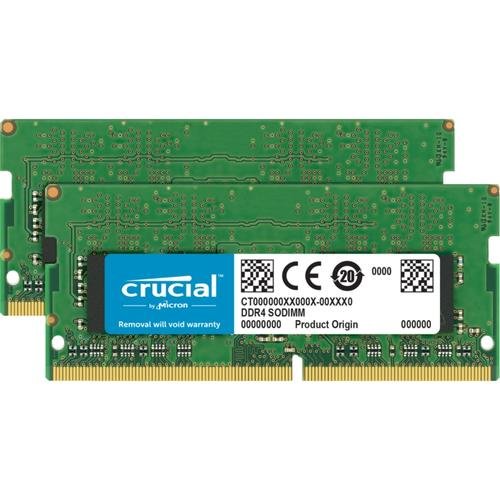 Memorii laptop Crucial, DDR4, 64GB (2 x 32 GB), 3200 MHz, CL22, 1.2V, Dual Channel Kit