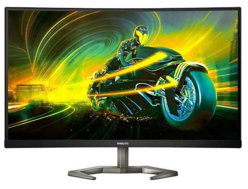 Monitor Gaming VA LED Philips 27inch 27M1C5500VL, QHD (2560 x 1440), HDMI, DisplayPort, AMD FreeSync, Ecran Curbat, 165 Hz, 1 ms (Negru) 