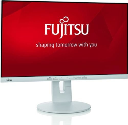 Monitor IPS LED Fujitsu 23.8inch B24-9 TE, Full HD (1920 x 1080), VGA, HDMI, DisplayPort, Boxe, Pivot, 5 ms (Gri)