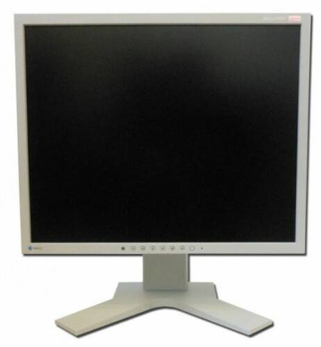 Monitor Refurbished LCD Eizo FlexScan 19inch S1921, 1280 x 1024, VGA, DVI, Boxe (Alb)