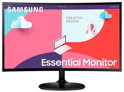 Monitor VA LED Samsung 27inch S27C360EAUX, Full HD (1920 x 1080), VGA, HDMI, AMD FreeSync, Ecran curbat (Negru)