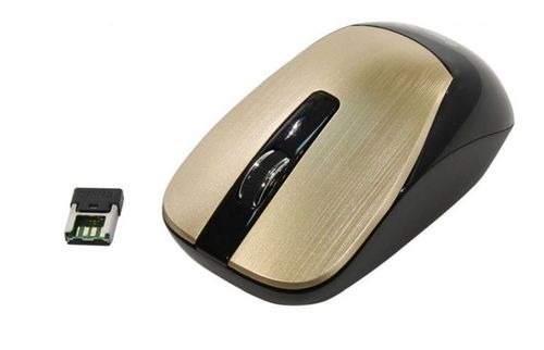 Mouse Genius NX-7015, Wireless (Auriu/Negru)