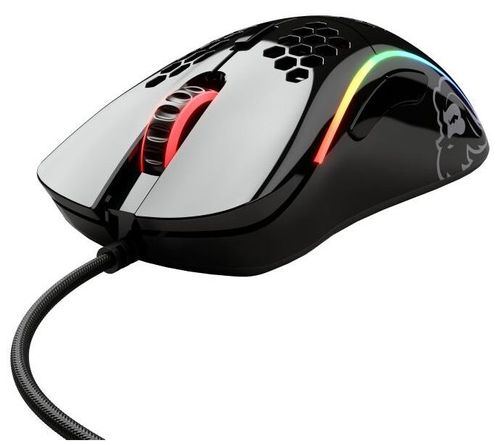 Mouse Optic Gaming Glorious Model D, 12000 DPI (Negru Lucios)