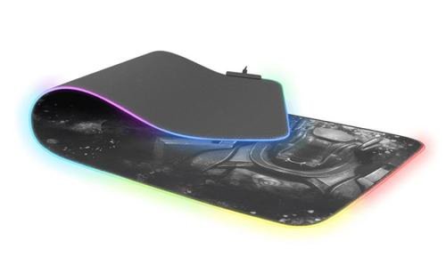 Mouse Pad Genesis BORON 500, XXL, Iluminare RGB (Negru)
