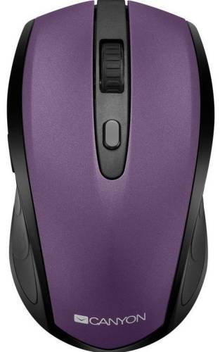 Mouse Wireless Optic Canyon CNS-CMSW08, USB (Violet)
