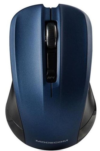 Mouse Wireless Optic Modecom WM9.1, 1600 DPI, USB (Albastru)