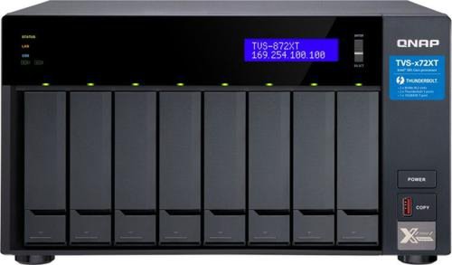 NAS Qnap TVS-872XT-i5-16G, 8 Bay-uri, Gigabit, Procesor Intel Core i5-8400T, 16 GB DDR4 (Negru)