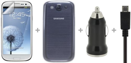 Pachet accesorii Blautel 4-OK pentru Samsung Galaxy S3