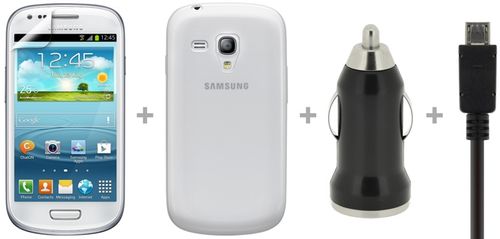 Pachet accesorii Blautel 4-OK pentru Samsung Galaxy S3 Mini
