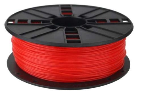 Printer Filament Gembird 3DP-ABS1.75-01-FR, ABS (Rosu Fluorescent) 
