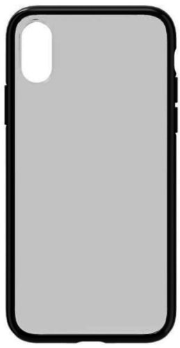 Protectie Spate Devia Elegant Antishock DVEAIP65BK pentru iPhone XS Max Black (Transparent/Negru)