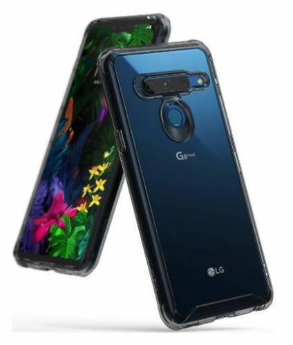 Protectie spate Ringke FUSION pentru LG G8 ThinQ (Transparent fumuriu) 