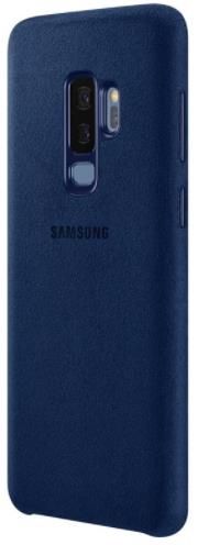 Protectie Spate Samsung Alcantara EF-XG965ALEGWW pentru Samsung Galaxy S9 Plus (Albastru)