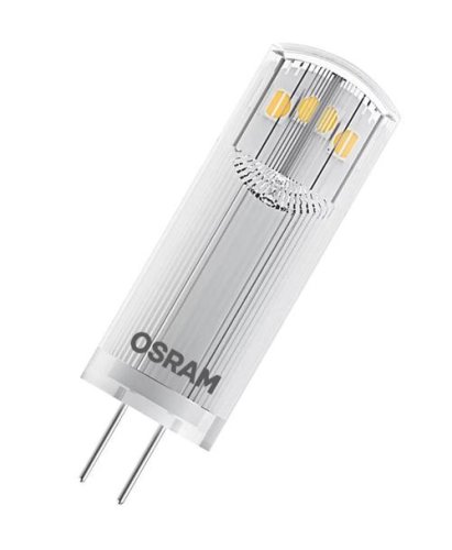 Set 2 Becuri LED Osram PIN, G4, 1.8W (20W), 200 lm, lumina calda (2700K)