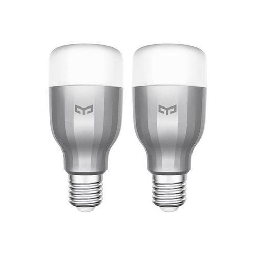 Set 2 becuri Xiaomi Mi Smart Light Bulb IPL, 10W, Wi-Fi, 800 lumeni