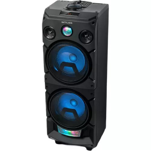 Sistem audio High Power Muse M-1935 DJ, 400W, Bluetooth, USB, Microfon inclus, Negru