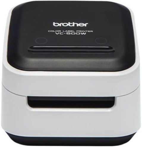 Sistem de etichetare Brother VC-500W, USB, AirPrint, Wi-Fi Direct, Tehnologie ZINK Zero-INK (Alb)