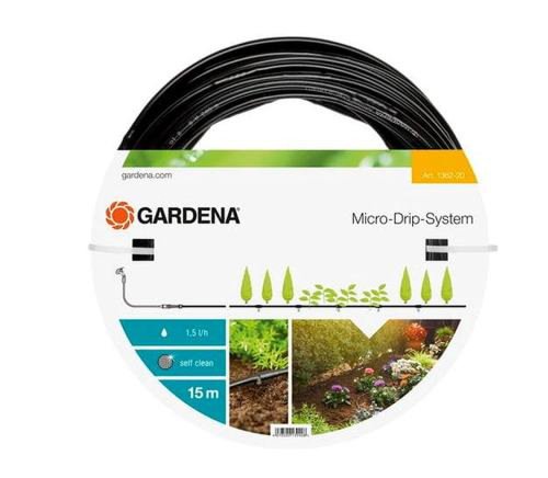 Sistem picurare Gardena 01362-20, 15m, 4.6mm (Negru)