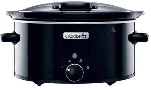 Slow cooker crock pot hingedlid csc031x-dim, 5.7l, 220w (negru)