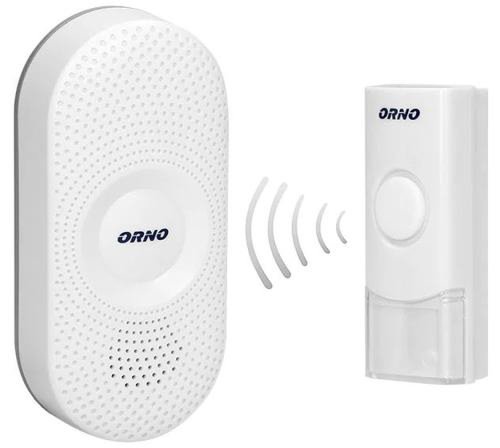 Sonerie wireless ORNO OR-DB-QX-155, 300 m, IP44 (Alb)