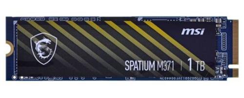 SSD MSI SPATIUM M371, 1TB, M.2 2280, PCIe Gen 3.0 x4 NVMe 1.3, 3D NAND