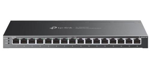 Switch TP-Link TL-SG2016P, 16 Porturi, Gigabit, 8 x PoE+