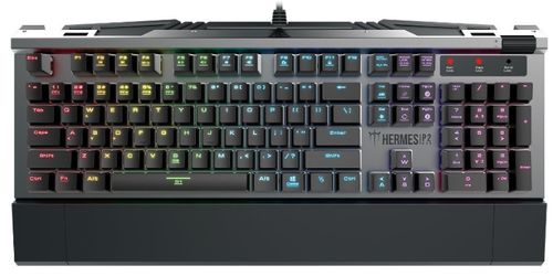 Tastatura Gaming Gamdias Hermes P2, Optical Brown (Negru/Argintiu)