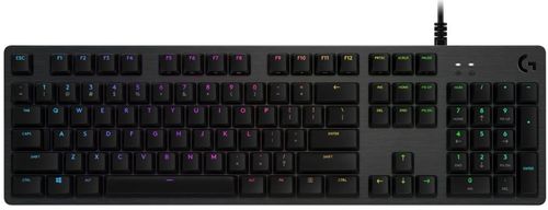 Tastatura Gaming Logitech G512 RGB Lightsync, mecanica, switch liniar, US Layout (Negru)