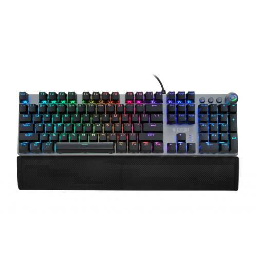 Tastatura Gaming Mecanica I-BOX Aurorra K-4, RGB LED, USB (Negru)