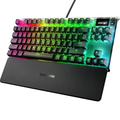 Tastatura Gaming Mecanica SteelSeries Apex Pro TKL, RGB (Negru)
