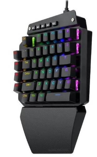 Tastatura Gaming One-hand Redragon Ida, RGB (Negru)