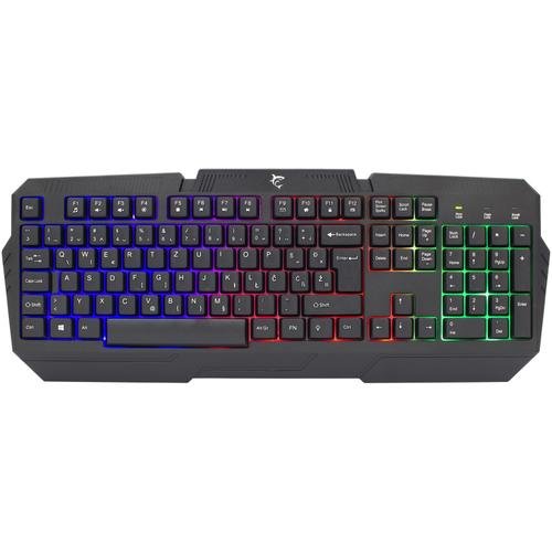 Tastatura Gaming White Shark GK-2105 DAKOTA, USB, Lumini RGB, Layout US (Negru)
